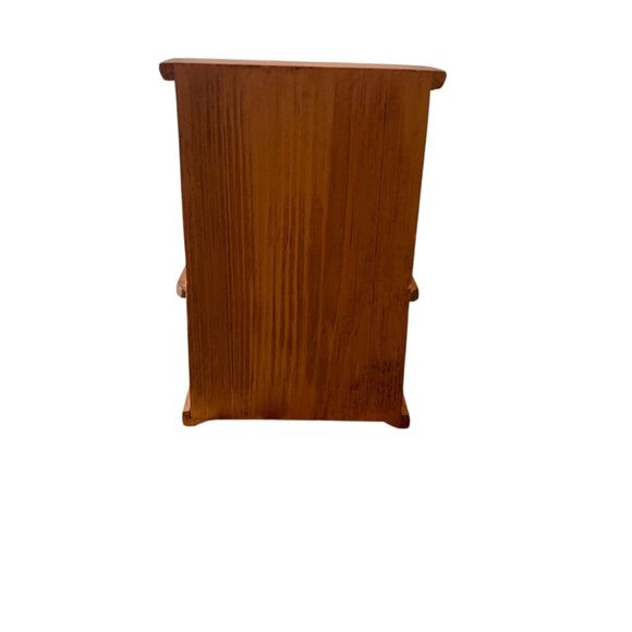 Toncoss Sturbridge Signed Vintage Miniature Dollhouse Wood Hutch Cupboard - Picture 6 of 8